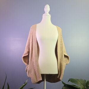 Old Navy Beige Open-Front Knit Cardigan XS